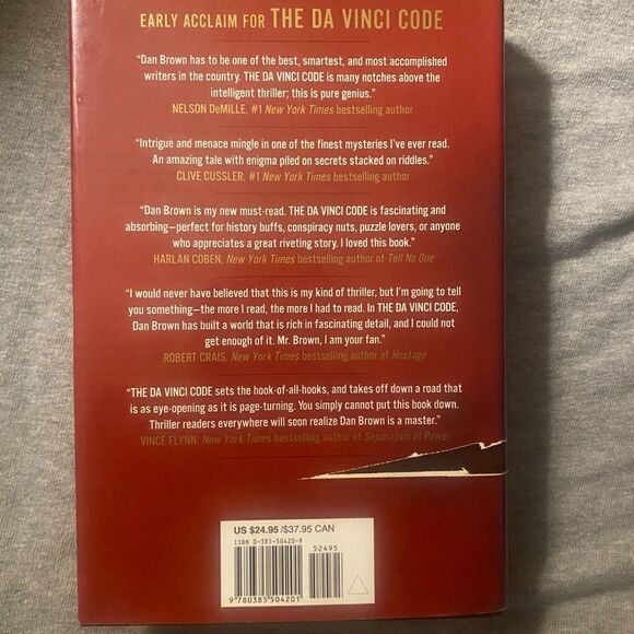 The Da Vinci Code first edition hard cover - Picture 2 of 4